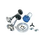 Luchthoornset 24 V tweetonig compleet met compressor!, Watersport en Boten, Bootonderdelen, Ophalen of Verzenden, Nieuw, Motor en Techniek