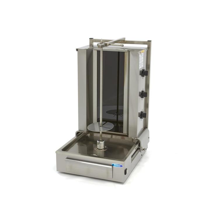 Shoarma Grill - 3 Branders - 40 Kg Vlees - Elektrisch, Zakelijke goederen, Horeca | Keukenapparatuur, Nieuw in verpakking, Ovens, Magnetrons en Steamers