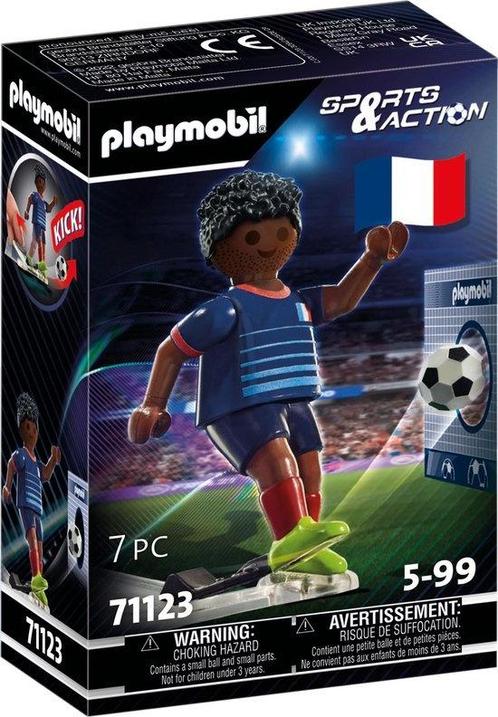 PLAYMOBIL Sports & Action Voetballer Frankrijk A - 71123, Kinderen en Baby's, Speelgoed | Playmobil, Ophalen of Verzenden