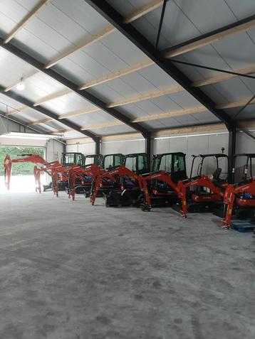 Kubota kranen U10 / U17 / KX019 / KX027 / KX030 / KX060 / KX beschikbaar voor biedingen