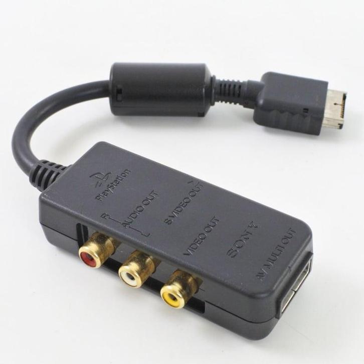 Sony AV Adaptor Origineel SCPH 10130 (PS2 Accessoires), Spelcomputers en Games, Spelcomputers | Sony PlayStation 2, Zo goed als nieuw