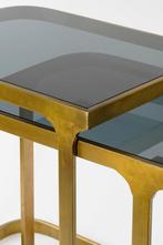 2dekans | Mica Decorations Kevin Bijzettafel - Set van 2 -, Huis en Inrichting, Tafels | Salontafels, Ophalen of Verzenden, Gebruikt