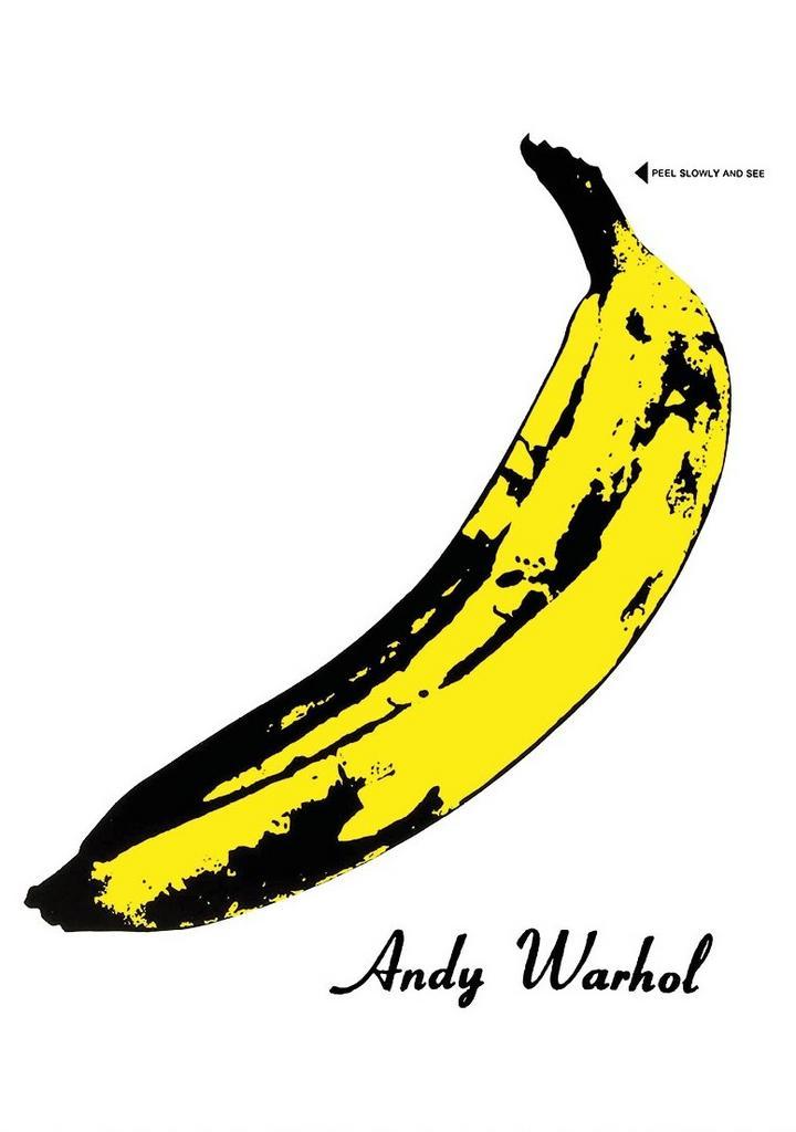 Posters - Poster Velvet Underground / Andy Warhol - Banaan, Verzamelen, Muziek, Artiesten en Beroemdheden, Zo goed als nieuw, Verzenden