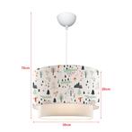 lux.pro Design hanglamp Lurgan E27 wit met boommotief, Kinderen en Baby's, Nieuw, Verzenden
