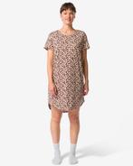 HEMA Damesnachthemd micro beige van €16.99 voor €11.89 sale, Verzenden, Beige