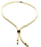 Zonder minimumprijs - Choker halsketting - 18 karaat Geel