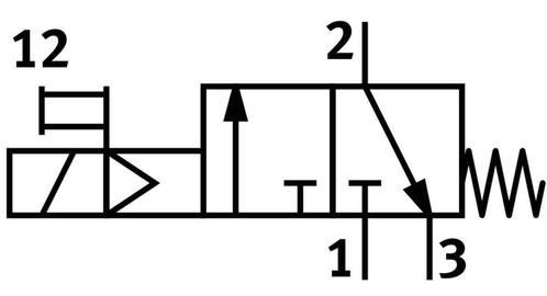 FESTO Inschakelventiel G3/8 2.5-16bar 3200l/min Midi -, Doe-het-zelf en Verbouw, Gereedschap | Machine-onderdelen en Toebehoren