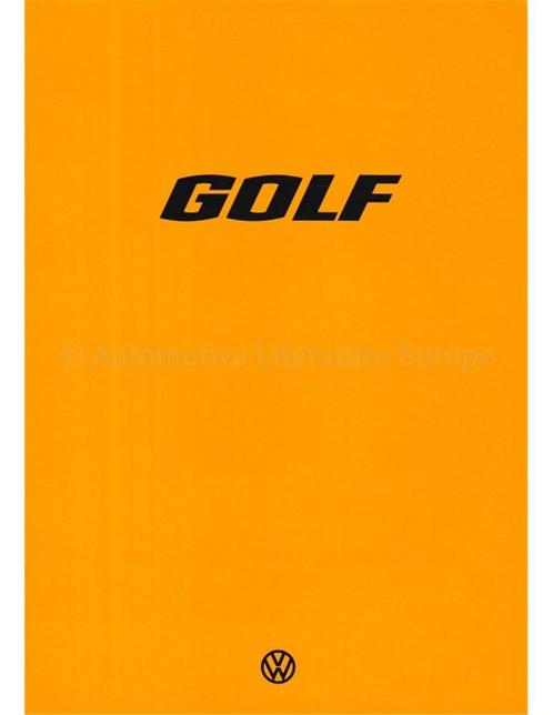 1977 VOLKSWAGEN GOLF BROCHURE NEDERLANDS, Boeken, Auto's | Folders en Tijdschriften, Volkswagen