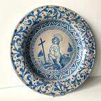 Zeer grote Italiaanse majolica schotel - Schotel - Keramiek