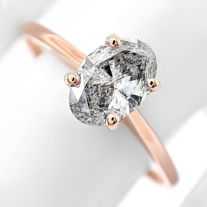 Zonder minimumprijs - Ring - 14 karaat Roségoud - 0.59ct., Sieraden, Tassen en Uiterlijk, Ringen