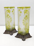Baccarat, (?) - Vaas (2) - Glas, Legering
