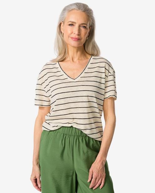 HEMA Dames T-shirt Evie strepen multi, Kleding | Dames, Overige Dameskleding, Nieuw, Verzenden