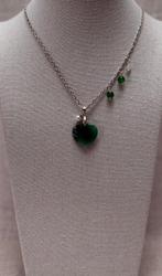 Zonder minimumprijs - Ketting met hanger Zilver Jade - Parel