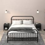 vidaXL Nachtkastjes 2 st 40x35x50 cm zwart, Huis en Inrichting, Minder dan 45 cm, Verzenden, Nieuw, Minder dan 55 cm