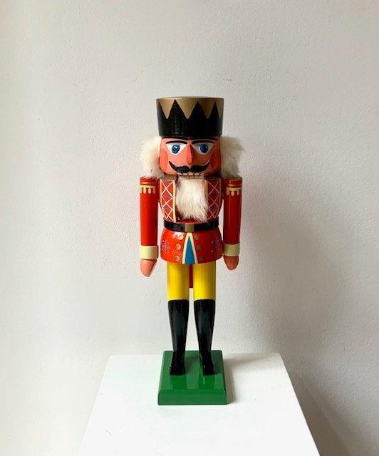 Werner Füchtner - Kerstbeeldje Füchtner - Roter König - Hout, Diversen, Kerst