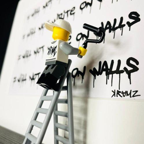 KRAM2 (1981) - WRITE ON WALLS, Antiek en Kunst, Kunst | Schilderijen | Modern