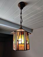 Art Deco glas in lood hanglamp (1), Antiek en Kunst, Kunst | Designobjecten