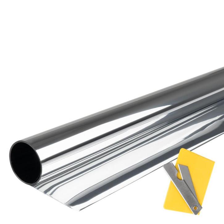 Auto raamfolie - Zelfklevend - 15% - 300 x 75cm - Zilver, Auto diversen, Tuning en Styling, Ophalen of Verzenden