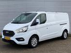 Ford Transit Custom 300 2.0 TDCI L2H1 LIMITED 2X schuif Auto, Auto's, Automaat, Stof, Gebruikt, Euro 6