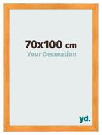 Fotolijst 70x100 cm - Oranje - MDF - Pisa, Huis en Inrichting, Woonaccessoires | Lijsten, Verzenden, Nieuw