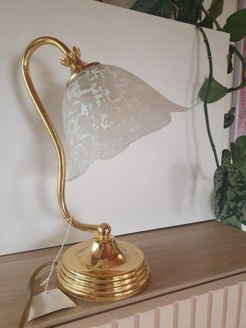 Tafellamp - Glas, Antiek en Kunst, Curiosa en Brocante