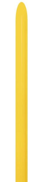 Modelleerballonnen Yellow 2,5cm 152cm 50st, Verzenden, Nieuw