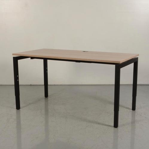 Bureau Solidesk - Eiken naturel -	160 x 80 cm, Huis en Inrichting, Bureaus, Ophalen of Verzenden