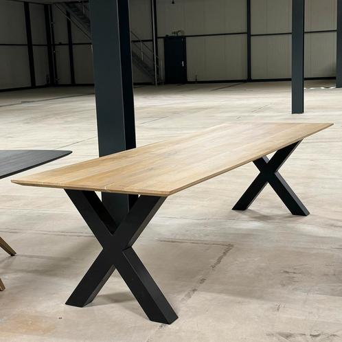 Eiken Tafel Verjongd 300, Huis en Inrichting, Tafels | Eettafels, Ophalen of Verzenden