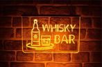 Whiskey bar neon bord lamp LED cafe verlichting reclame lich, Verzenden, Nieuw