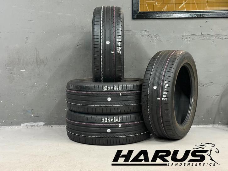 235/55/19 101W Continental zomerbanden 5,5/5,2mm profiel 4X, Auto-onderdelen, Banden en Velgen, 19 inch, Erkend duurzaam, Zomerbanden