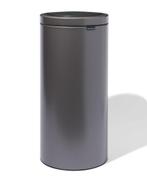 HEMA Brabantia Touch Bin Flat Top prullenbak 30L Platinum -, Verzenden, Nieuw