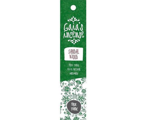 Gaias incense Sandelwood - 15 sticks, Huis en Inrichting, Woonaccessoires | Kandelaars en Kaarsen, Nieuw, Verzenden