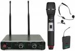 Adastra SU20-C Dual UHF Microfoon Systeem Met Headset, Muziek en Instrumenten, Verzenden, Nieuw, Overige typen