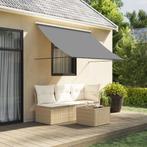 vidaXL Luifel uittrekbaar 200x150 cm stof en staal, Tuin en Terras, Zonneschermen, Verzenden, Nieuw