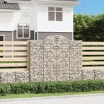 vidaXL Schanskorven 8 st gewelfd 200x50x180/200 cm ijzer, 100 cm of meer, Verzenden, Nieuw, Metaal