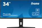 34 Iiyama ProLite XCB3494WQSN-B5 Curved/WQHD/DP/HDMI, Nieuw, Ophalen of Verzenden