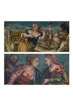 Italiaanse school (XVIII) - Maria Maddalena e matrone romane, Antiek en Kunst, Kunst | Schilderijen | Klassiek