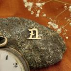 Gouden hanger van Chinees horoscoop teken; Os, Sieraden, Tassen en Uiterlijk, Bedels, Ophalen of Verzenden, Gebruikt, Goud, Overige merken