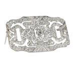 Vintage 1950s - Broche Platina -  7.51 tw. Diamant