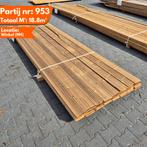 Thermo Vuren Channelsiding Geborsteld 3000-3300x140x19mm, Ophalen of Verzenden, Nieuw