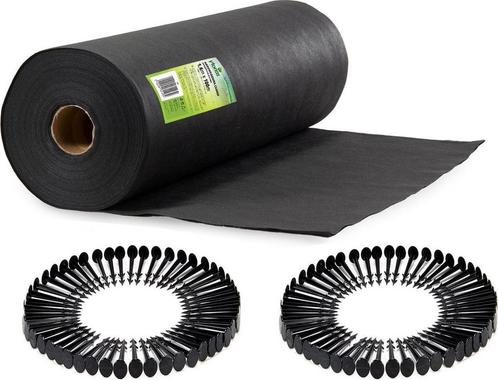 Anti worteldoek - 1,6 meter x 100 meter + 100 grondpinnen, Tuin en Terras, Overige Tuin en Terras, Nieuw, Ophalen of Verzenden