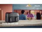 Philips NA350/00 - Airfryer 3000-serie - 2 lades - Knapperig, Verzenden, Nieuw
