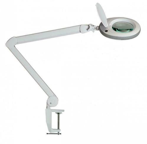 Loeplamp  125mm lens  5 dioptrie  96LED (grijs), Hobby en Vrije tijd, Vergrootglazen, Loepen en Loeplampen, Loeplamp, Nieuw, Verzenden