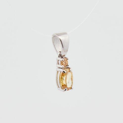 Zonder Minimumprijs - Hanger 14 kt. - 0.24ct. tw. Diamant, Sieraden, Tassen en Uiterlijk, Antieke sieraden