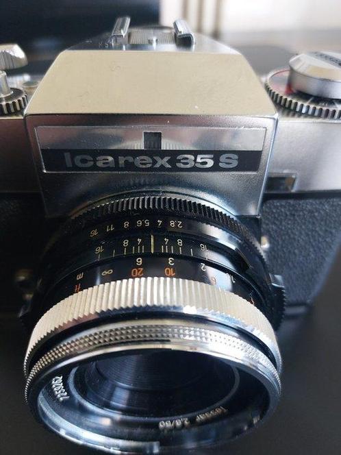 Zeiss Ikon Icarex 35 S + CZ Tessar 2,8/50mm + acc. | Analoge, Audio, Tv en Foto, Fotocamera's Analoog