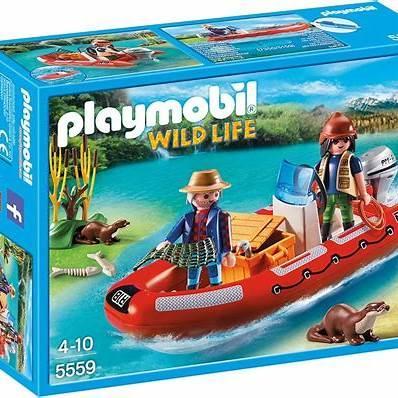 Playmobil Opblaasbare Boot met Ontdekkingsreizigers – 5559 (, Kinderen en Baby's, Speelgoed | Playmobil, Nieuw, Verzenden