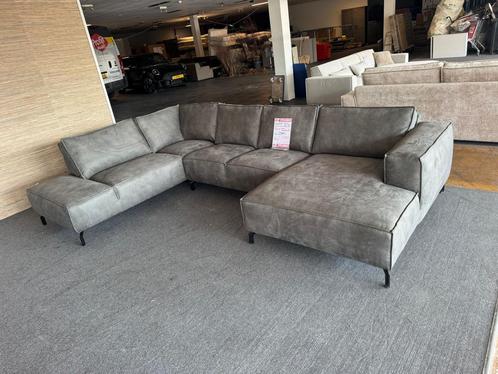 Mega hoekbank U vorm Julia stof groen nieuw model sofa, Huis en Inrichting, Banken | Complete zithoeken, Nieuw, Stof, Ophalen