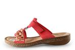 Rieker Muiltjes in maat 42 Rood | 10% korting, Kleding | Dames, Schoenen, Verzenden, Overige typen, Zo goed als nieuw, Rood