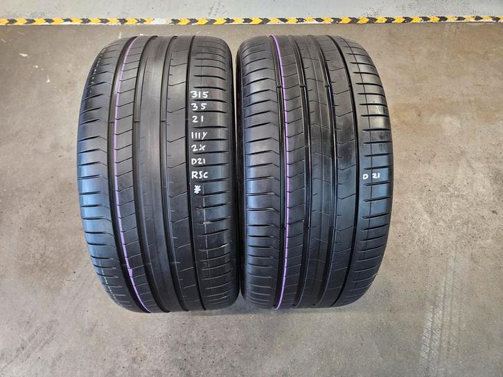 315/35/21 111Y Pirelli Pzero *RSC DOT21 6,9mm Profiel, Auto-onderdelen, Banden en Velgen, 21 inch, Erkend duurzaam, Zomerbanden