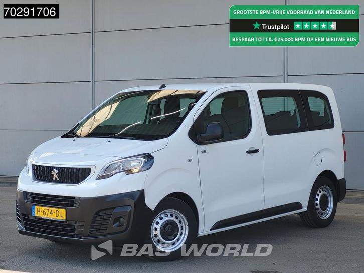 Peugeot Expert 102PK Personenvervoer 9-Persoons L1H1 Airco C, Auto's, Bestelauto's, Lease, Handgeschakeld, Financial lease, Wit